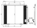 Радиатор кондиционера MB W210 9502